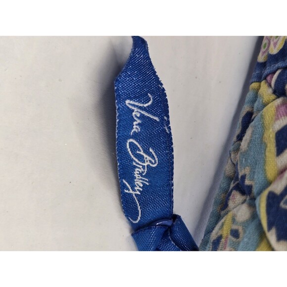 Vera Bradley Capri Blue Brush,  pencil or Makeup Case - Picture 6 of 9
